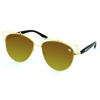 Óculos de sol KISS® - MyRetro PREMIUM mod. WESTMINSTER - homem mulher FLAT TOP fashion vintage METAL