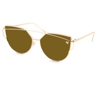 Lunettes de soleil KISS® - MyRetro PREMIUM mod. NOTTING HILL - SINUOUS BRIDGE vintage glamour femme unisexe