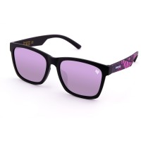 Lunettes de soleil polarisées KISS® - MyRetro PREMIUM mod. QUEEN'S - homme femme VINTAGE Abstract Art LIMITED