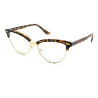 Neutral glasses KISS® - CAT EYE mod. EXPLOSIVE - optical frame WOMAN fashion vintage DIVA