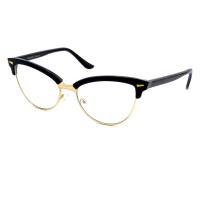 Neutral glasses KISS® - CAT EYE mod. EXPLOSIVE - optical frame WOMAN fashion vintage DIVA