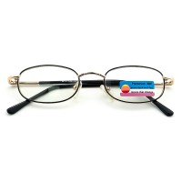 KISS® PHOTOCROMATIC Brille - Metallic mod. TWISTER - runde scheibenförmige VINTAGE Mann Frau CULT